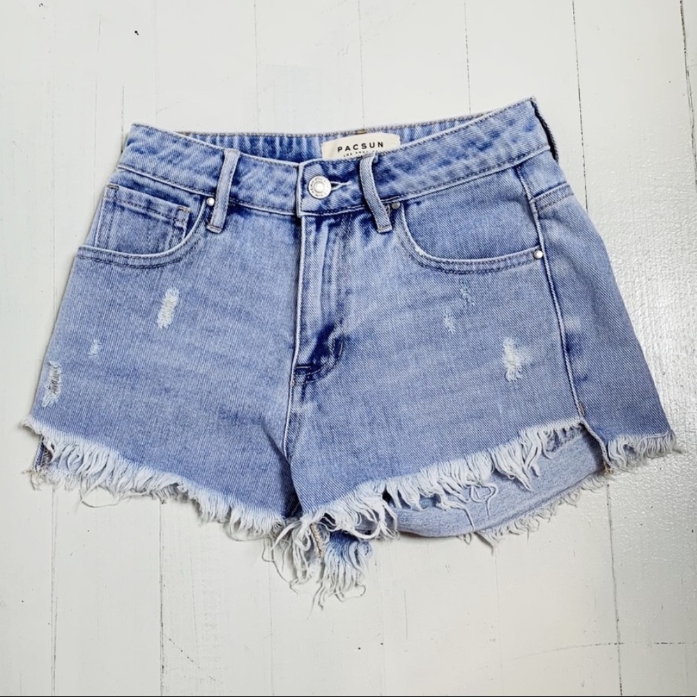 PacSun Ripped Jean Shorts